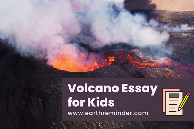 write an essay on the volcano
