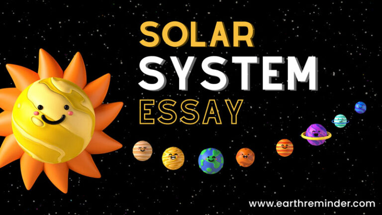 solar system essay for class 6
